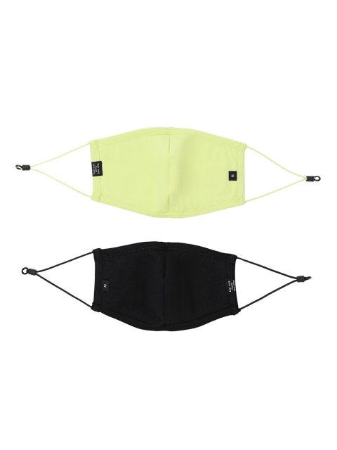 Buy Puma Set Of 2 Black & Green 3 Ply Cloth Face Masks - - Accessories for Unisex - Image 5