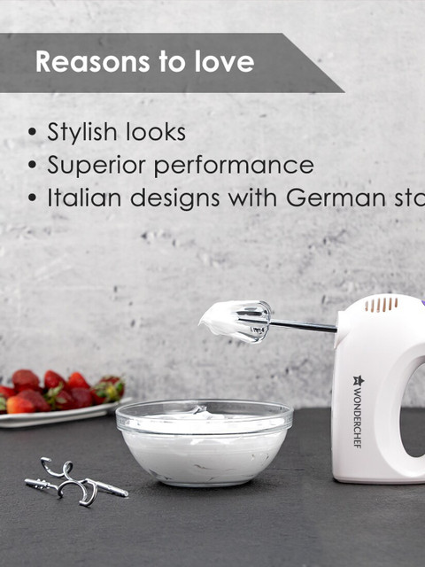 Wonderchef Acura Plus Hand Mixer 200W - Image 6