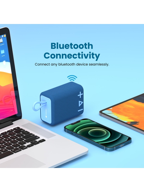 Portronics Blue Solid Breeze 4 Portable Bluetooth Speaker - Image 6