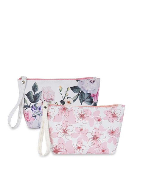 NFI essentials Set Of 2 Printed Travel Pouch