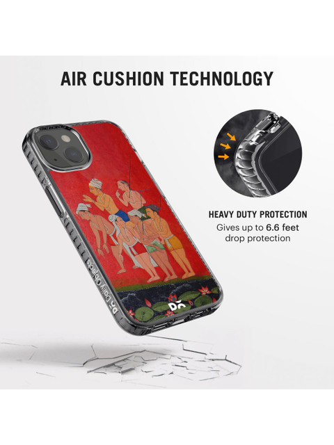 DailyObjects Tansparent & Red Printed iPhone 13 Back Cover - Image 3