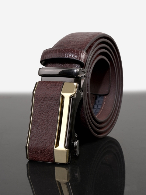 BuckleUp Men Brown Leather Belt