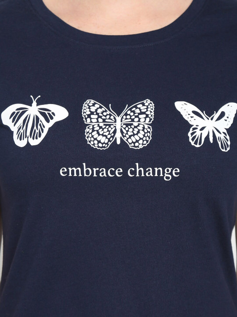 UnaOne Women Pack of 2 Plus Size Typography Printed T-shirt - Image 7