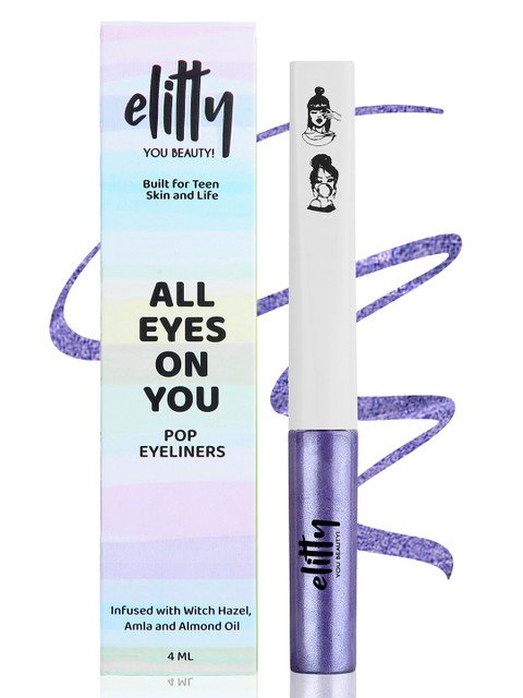 Elitty Lucid Long Lasting Smudge Proof Metallic Liquid Pop Eyeliner -4ml