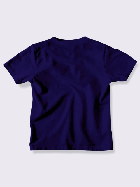 BE AWARA Kids Navy Blue Printed T-shirt - Image 2