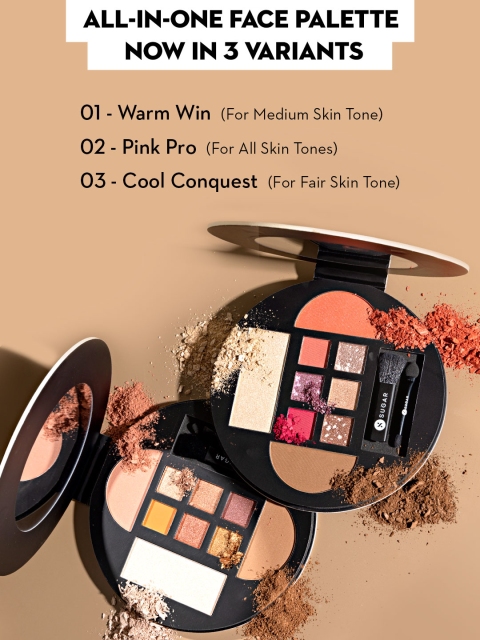 SUGAR Contour De Force Eyes And Face Palette 01 - Warm Win - Image 6