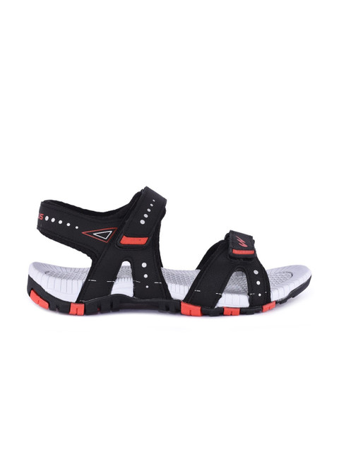 Campus Men Black Solid Sports Sandals - Image 3