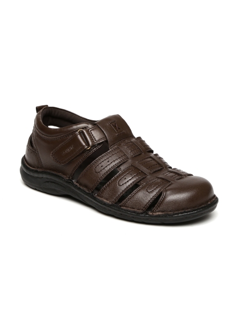 Comfit Men Brown Fisherman Sandals Image