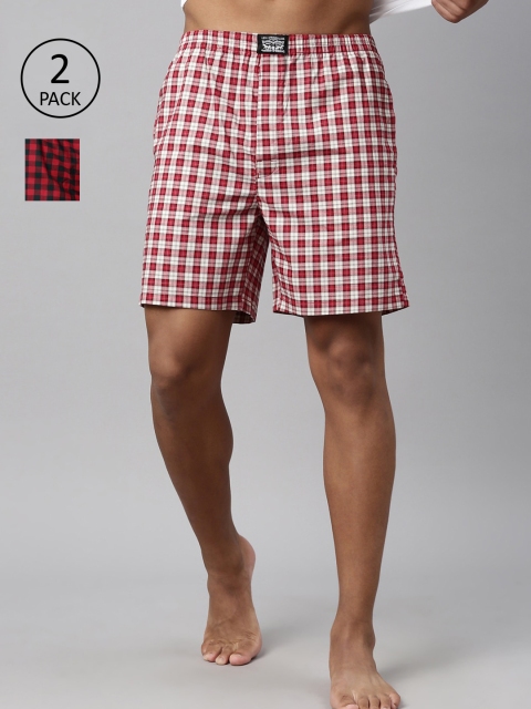 Levis Men Pack Of 2 Assorted Pure Cotton Boxers