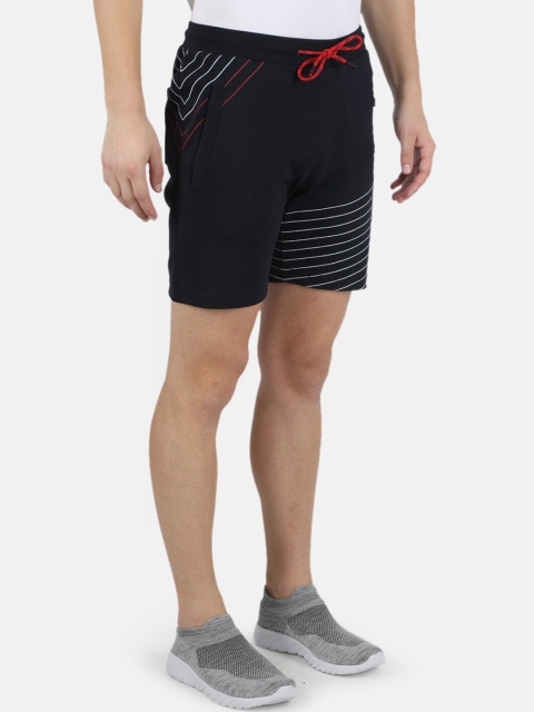Monte Carlo Men Blue Striped Shorts - Image 2