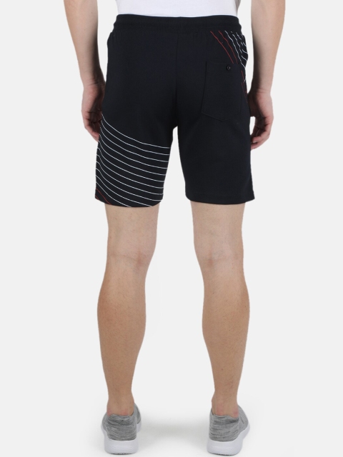 Monte Carlo Men Blue Striped Shorts - Image 4
