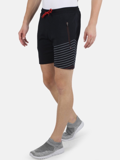 Monte Carlo Men Blue Striped Shorts - Image 3