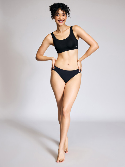 NYKD Solid Wirefree Non Padded Full Coverage Easy-Peasy Slip-On Bra - NYB113