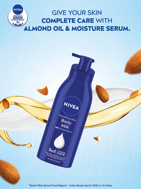 Nivea Nourishing Body Milk for Very Dry Skin with Almond Oil and Vitamin E 400 ml - Image 5