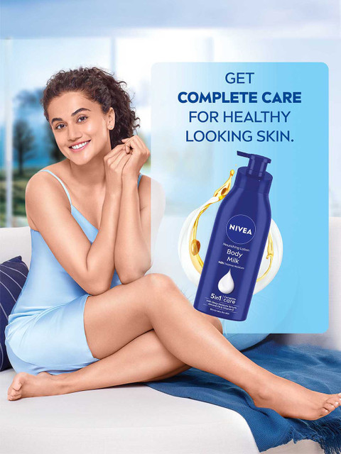 Nivea Nourishing Body Milk for Very Dry Skin with Almond Oil and Vitamin E 400 ml - Image 3
