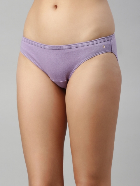 Enamor Women Pack of 3 Assorted Pure Cotton Bikini Briefs CB03 - Image 4