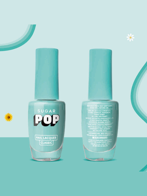 SUGAR POP Quick Drying Ultra Long-wear Glossy Finish Nail Lacquer 10 ml - Mint Marvel 17 - Image 3