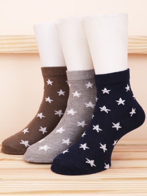 FOOTPRINT 6 Pairs Infant Kids Patterned Ankle-Length Organic Cotton Socks - Image 4