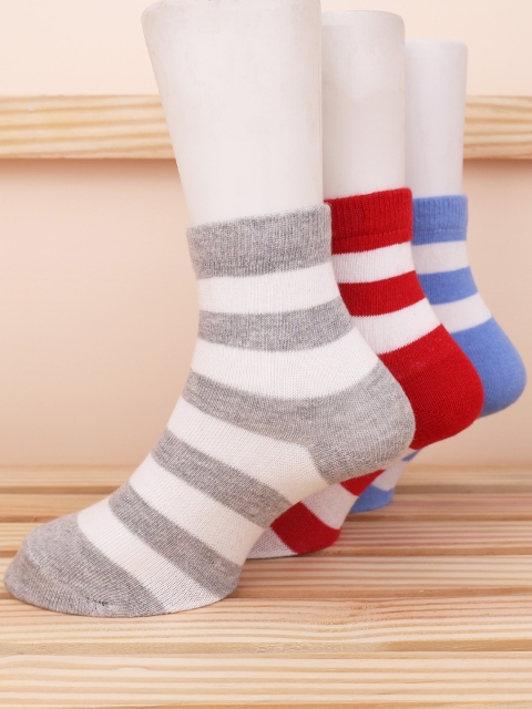 FOOTPRINT 6 Pairs Infant Kids Patterned Ankle-Length Organic Cotton Socks - Image 5