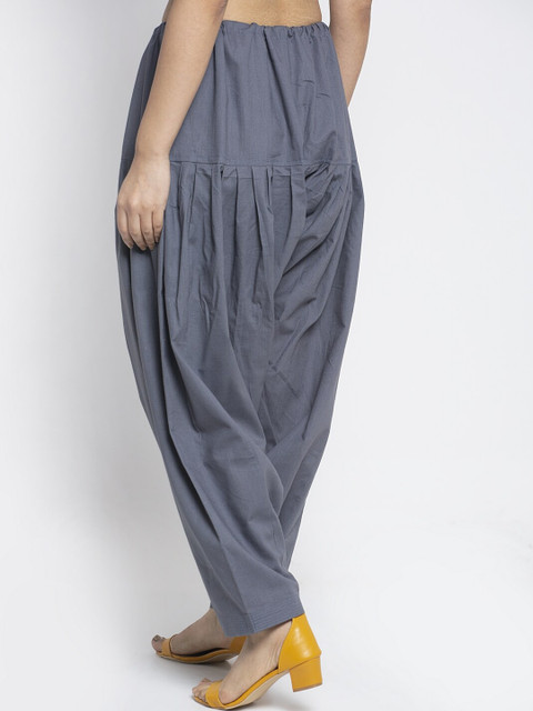 GRACIT Women Pack Of 2 Solid Loose Fit Cotton Salwars - Image 4