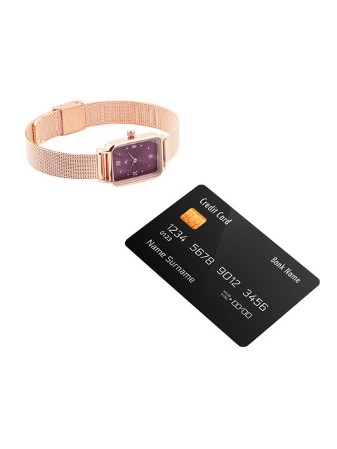 DressBerry Women Bracelet Style Analogue Watch MFB-PN-PF-DK2917-ROSE GOLD - Image 8