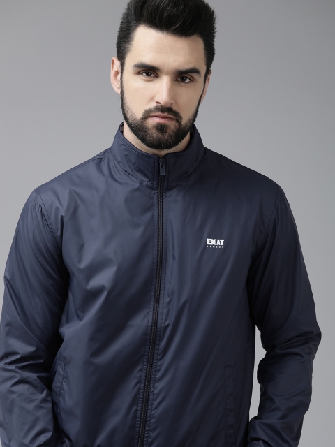 BEAT LONDON by PEPE JEANS Men Blue Bomber Jacket