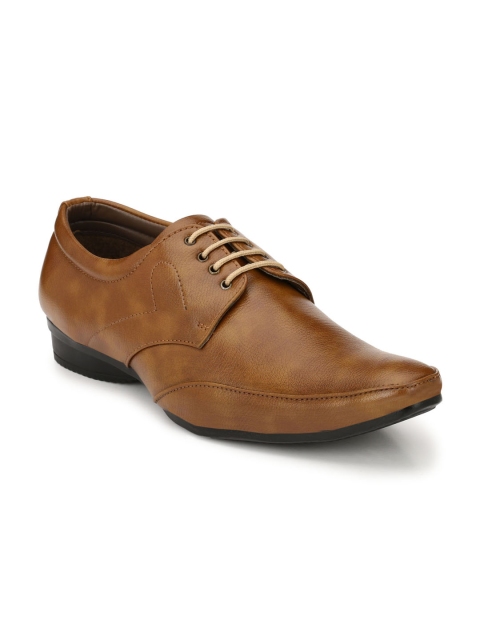 Men Tan Brown Derbys Image