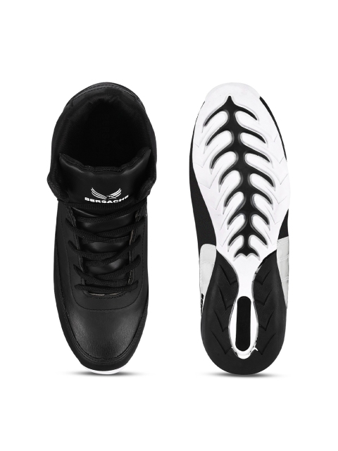 BERSACHE Men Black Mesh Running Shoes - Image 4