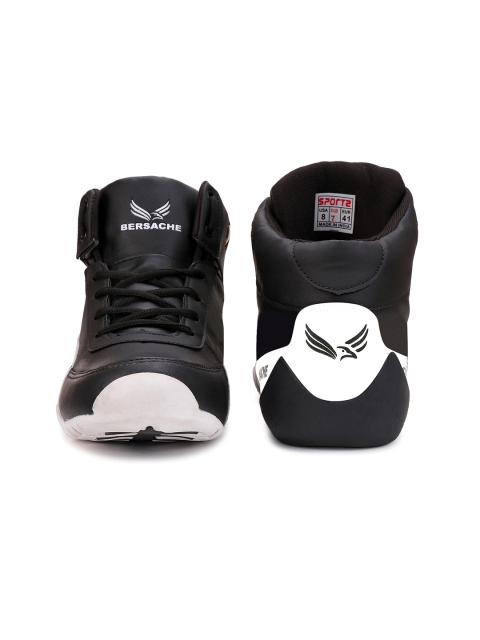 BERSACHE Men Black Mesh Running Shoes - Image 5