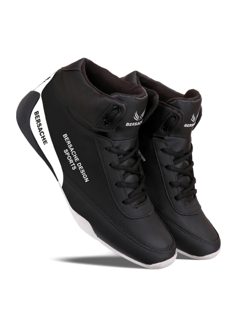 BERSACHE Men Black Mesh Running Shoes - Image 6