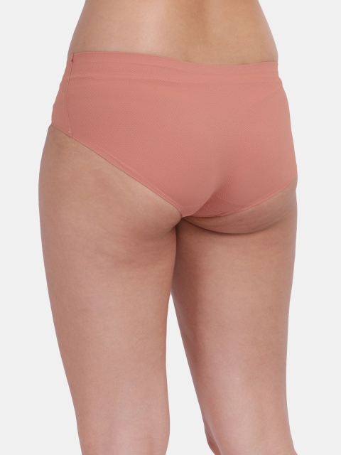 Amour Secret Women Pack of 3 Mid Rise Anti Bacterial Hipster Briefs P222_Bwn_Prl_Pnk - Image 5