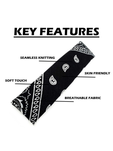 Aadikart Adults Pack of 3 Printed Cotton Bandanas - Image 5