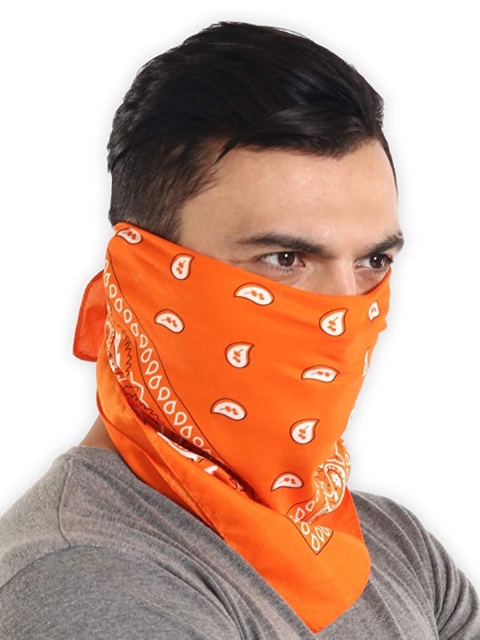 Aadikart Adults Pack of 3 Printed Cotton Bandanas - Image 4