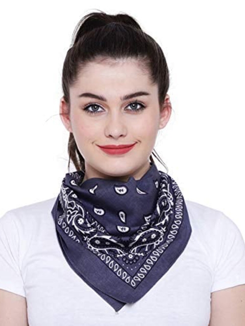 Aadikart Unisex Pack of 3 Paisley Cotton Bandanas - Image 5