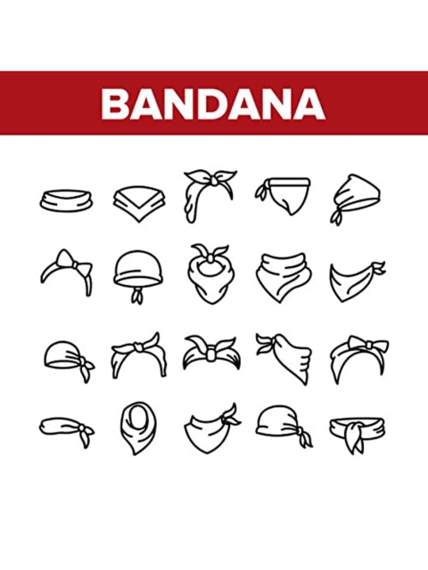 Aadikart Unisex Pack of 3 Paisley Cotton Bandanas - Image 4