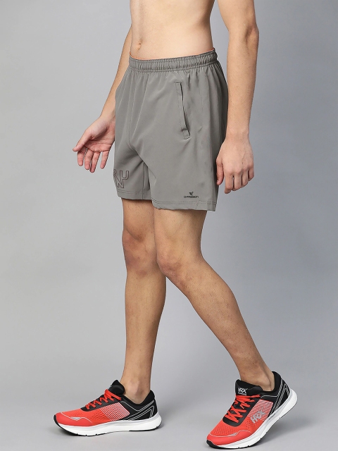 Dpassion Men Grey Running Sports Shorts - Image 2