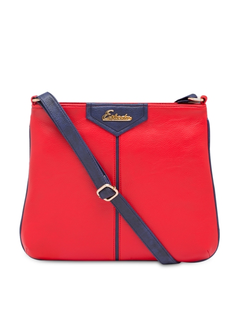 ESBEDA Red Solid Sling Bag