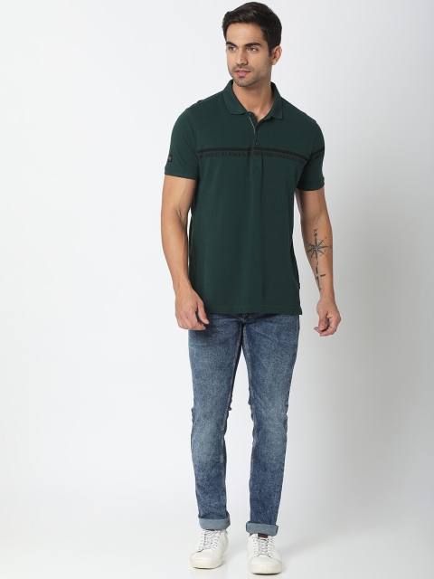 SPYKAR Men Blue Mid Rise Heavy Fade Jeans - Image 4
