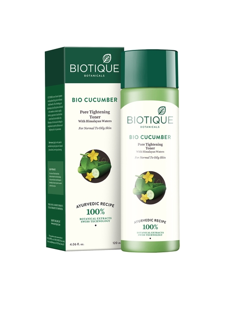 Biotique Pore Tightening Toner with Himalayan Waters - Bio Cucumber 120 ml