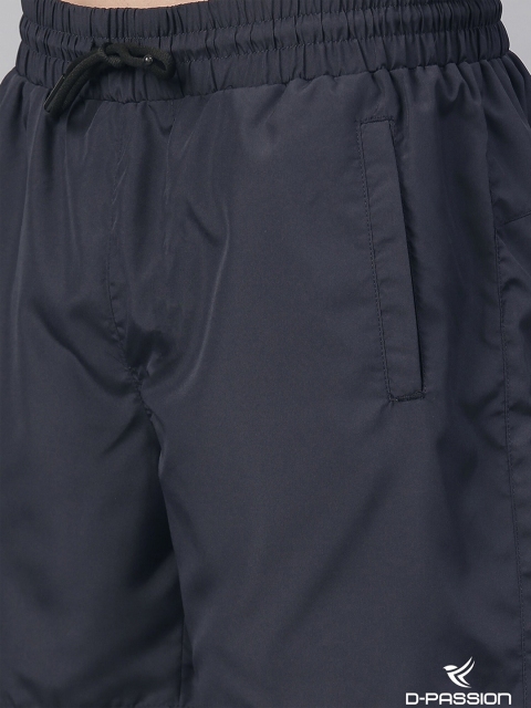 Dpassion Men Navy Blue Running Sports Shorts - Image 4
