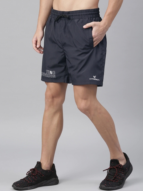 Dpassion Men Navy Blue Running Sports Shorts - Image 2