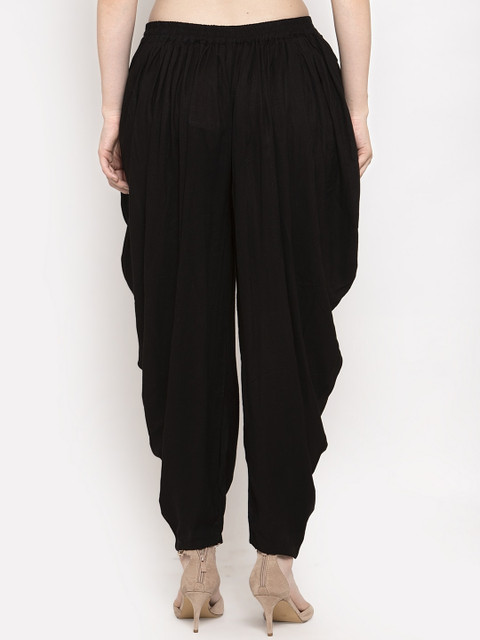 Clora Creation Women Pack Of 2 Black & Navy Blue Solid Dhoti Salwar - Image 4