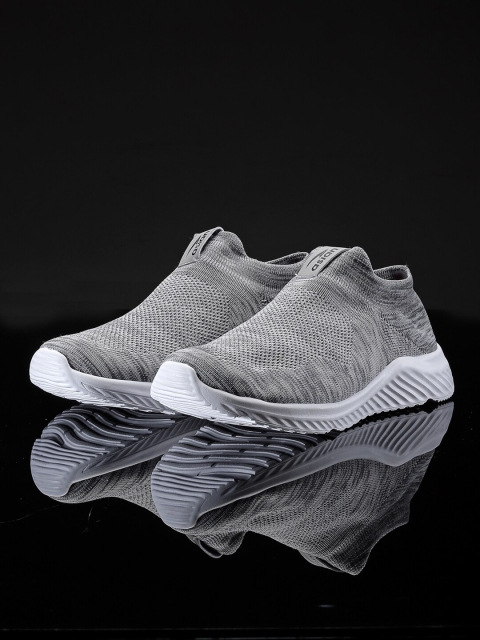 ASIAN Men Grey Mesh Moonwalk-01 Running Non-Marking Sports Shoes
