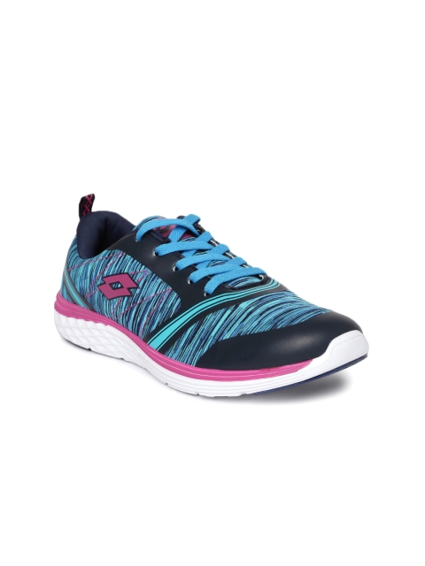 Lotto Women Blue Printed Vito Running Shoes
