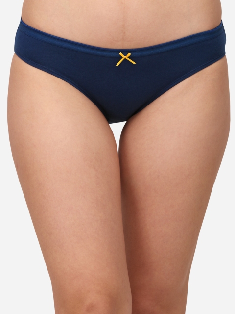 SOIE (Pack of 3) Mid Rise Medium Coverage Solid and Printed Cotton Stretch Brief - Image 2