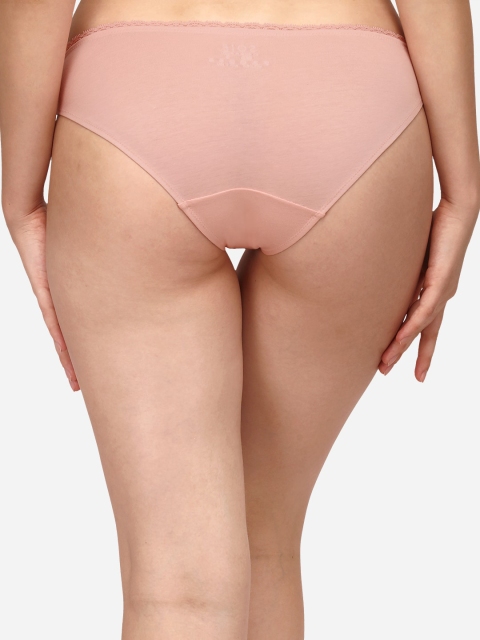 Soie Women Pack of 2 Solid Mid-Rise Cotton Briefs 2BF-24PACK 1-PACK 1 - Image 4