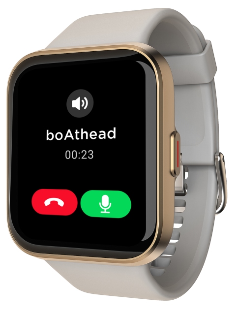 boAt Grey Wave Connect M with Bluetooth Calling Smartwatch