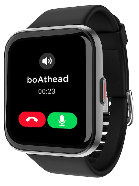 boAt Black Wave Connect M with Bluetooth Calling Smartwatch
