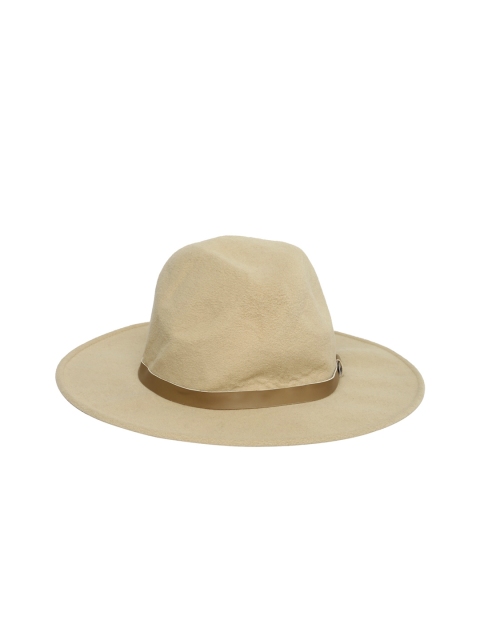 Forever 21 Women Beige Fedora Hat Image