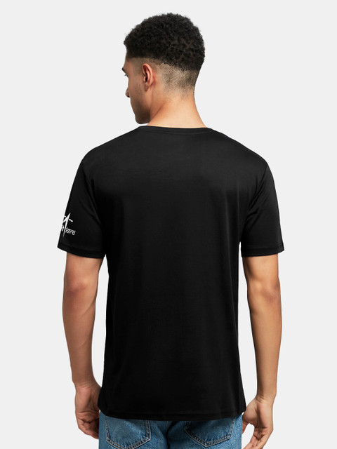 The Souled Store Men Black Typography Printed T-shirt - Image 4